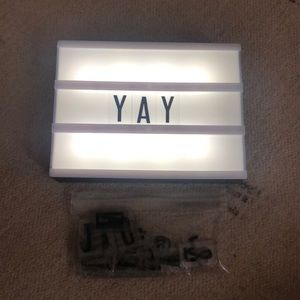 [3 for $8] Mini Light-Up Letterboard